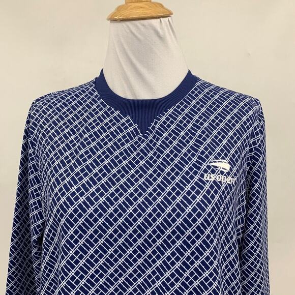 Peter Millar Sweatshirt Womens S Storm White Perth Performance UPF 50 US Open - Picture 3 of 11